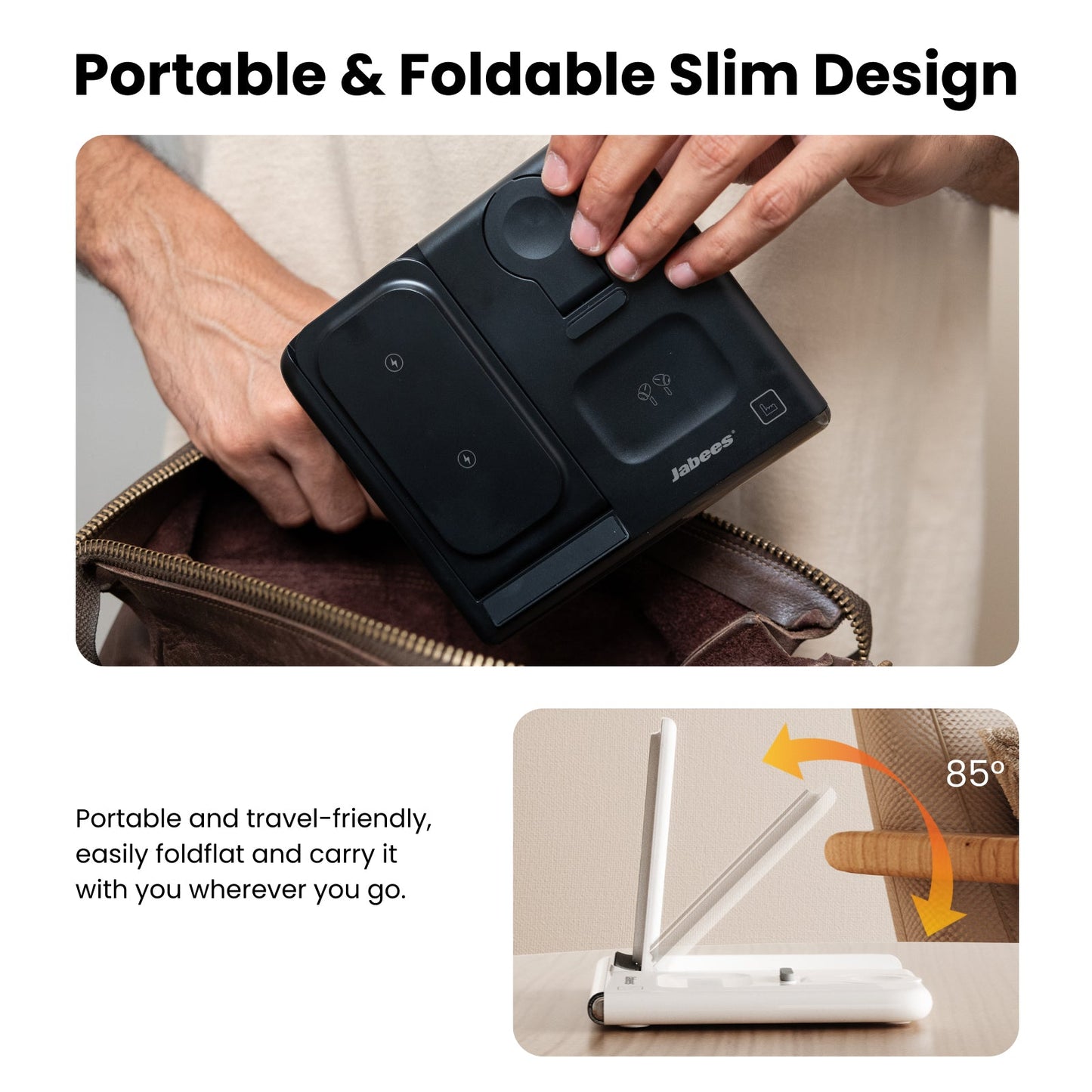 PowerGlow 4-In-1 Foldable Wireless Charging Station