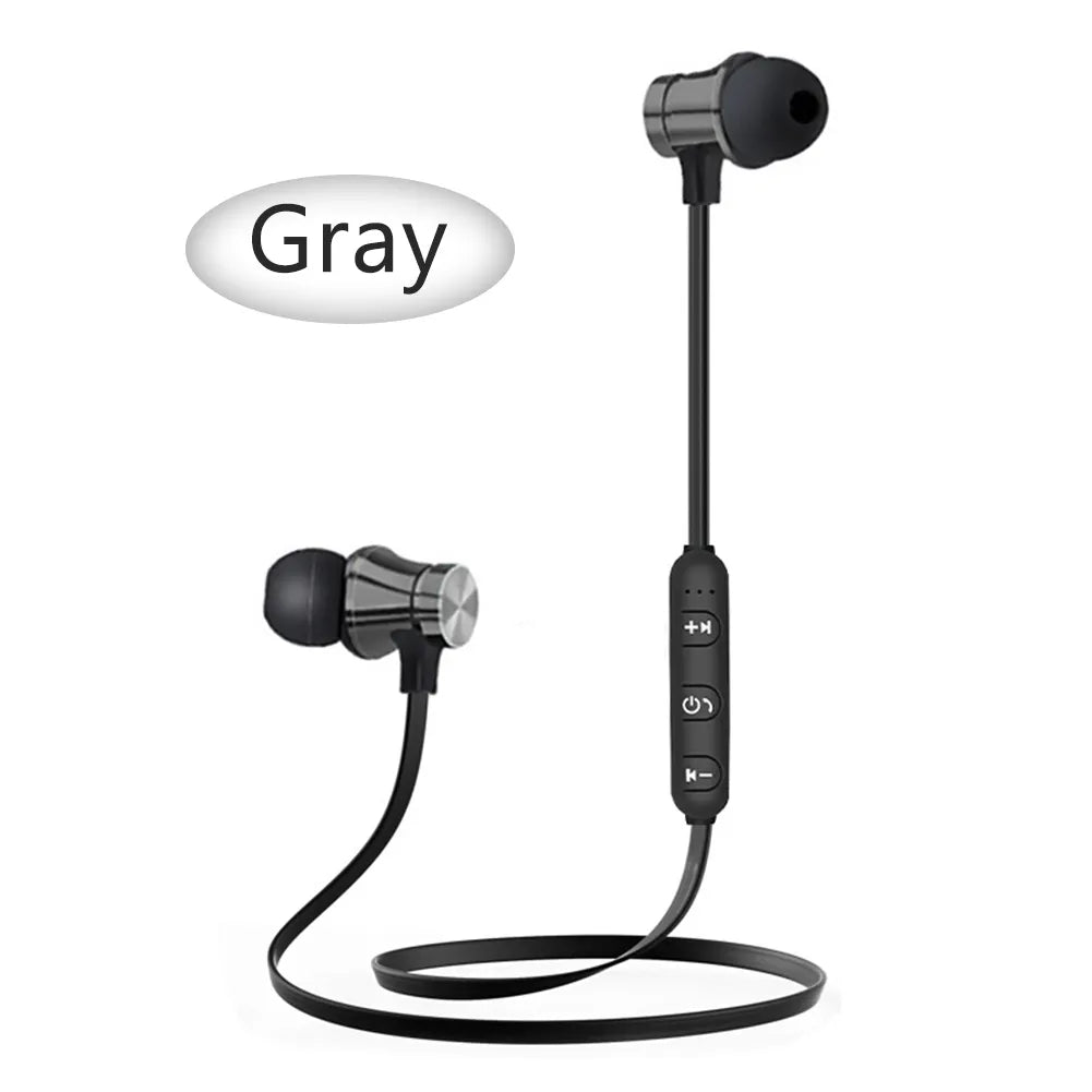 Wireless Bluetooth-Compatible Earphones Sport Magnetic Earpiece