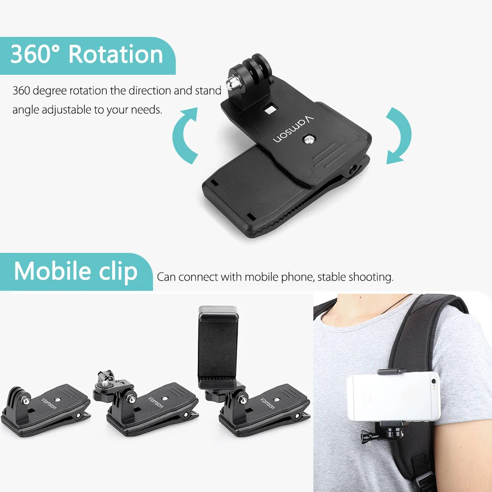 Vamson for Go Pro 11 10 9 8 Accessories