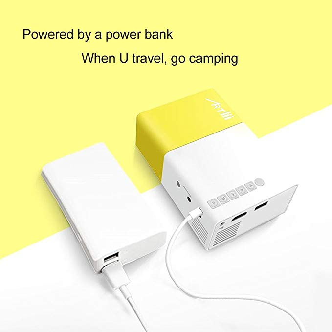 WiFi Mini J9 Projector YG300 LED Porto Projector