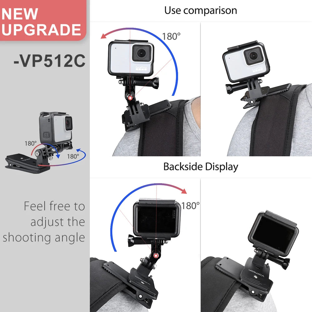 Vamson for Go Pro 11 10 9 8 Accessories