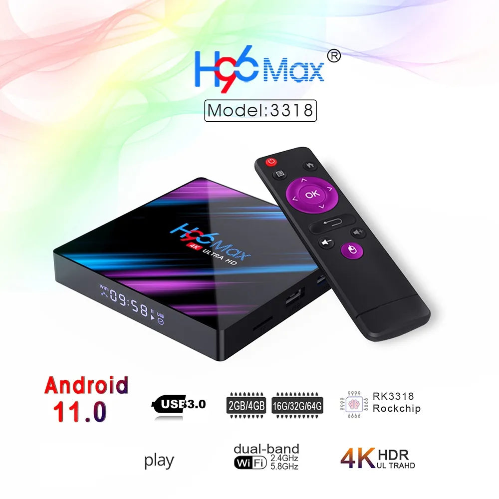 H96 Max Smart TV Box