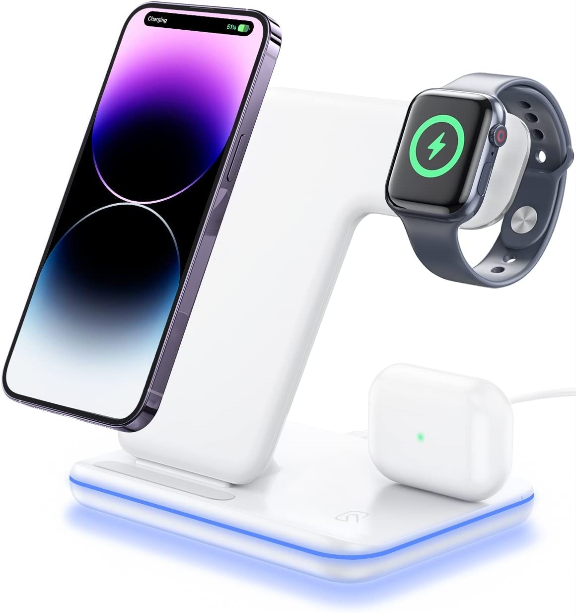 15W Fast Wireless Charger Stand for iPhone