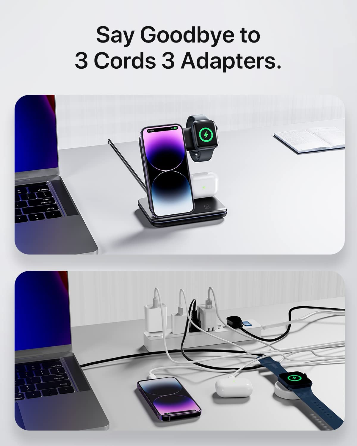 15W Fast Wireless Charger Stand for iPhone